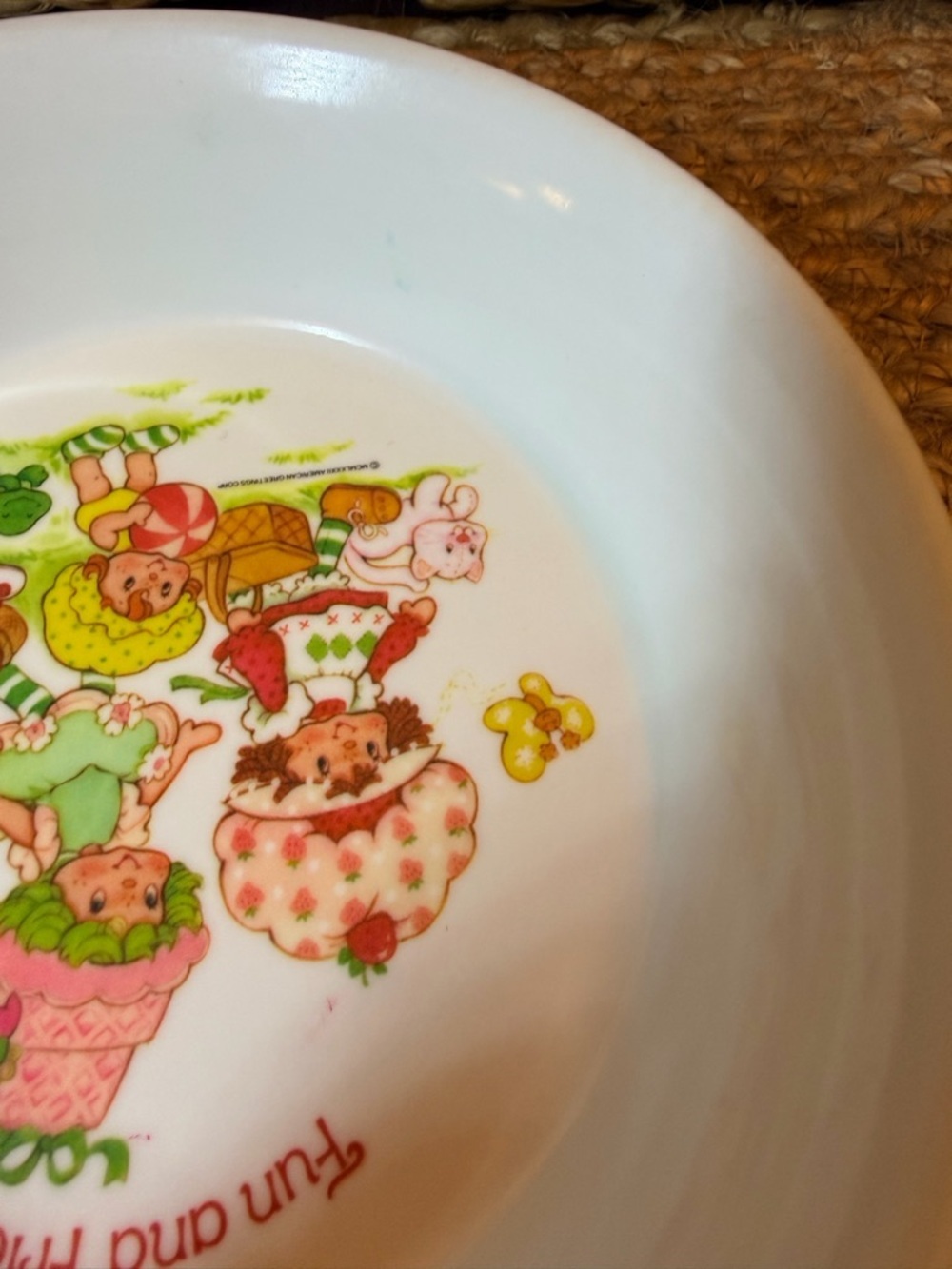 Vintage Strawberry Shortcake Melamine Bowl - Picture 6 of 6
